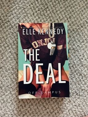 The Deal by Elle Kennedy - Teal & Maroon Paperback